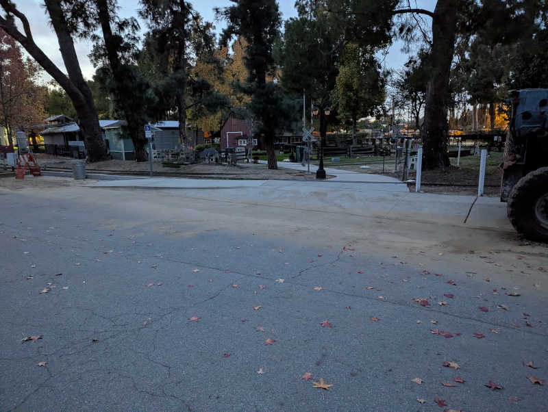 Carolwood driveway with less mud