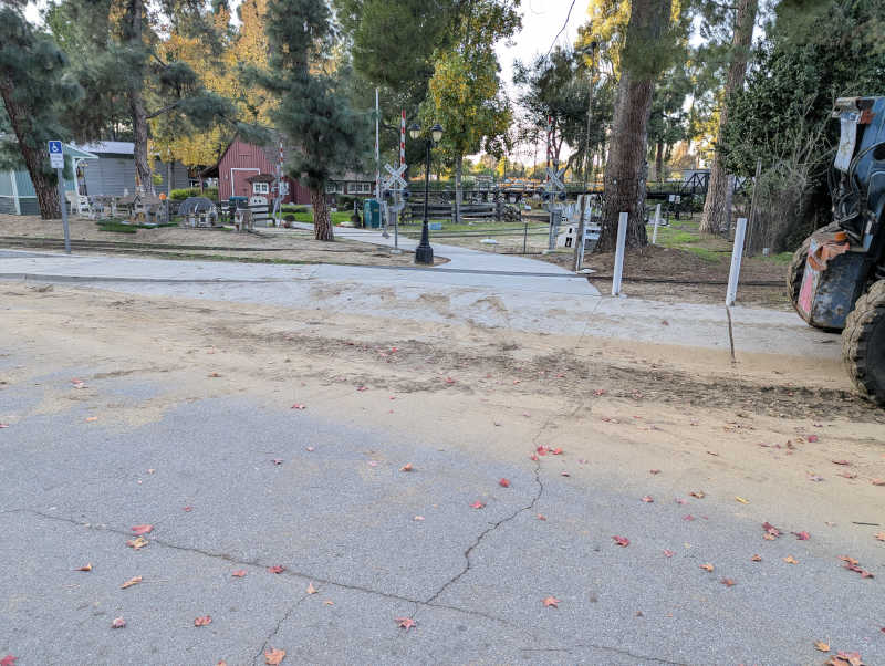 Carolwood driveway with mud