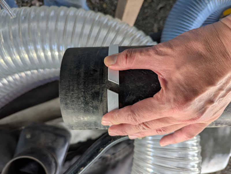 Hose adapter fit test