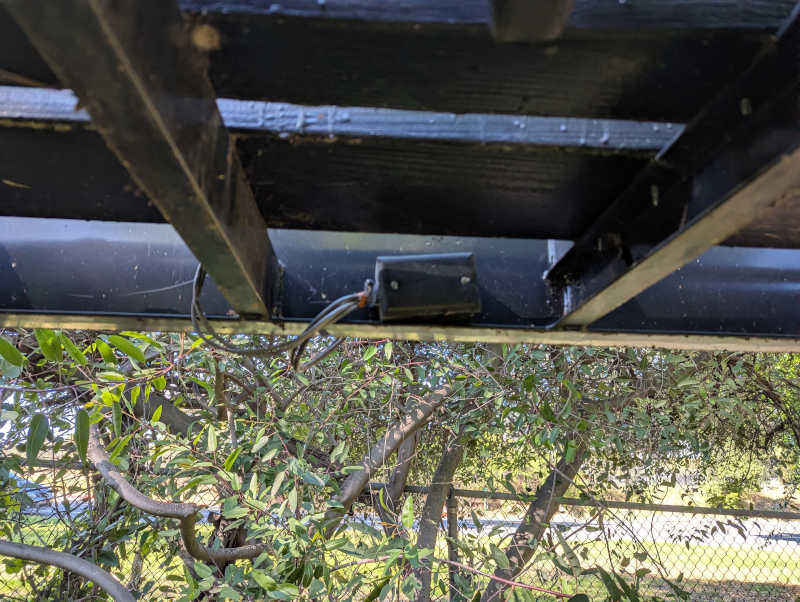 Wiring box no longer dangling