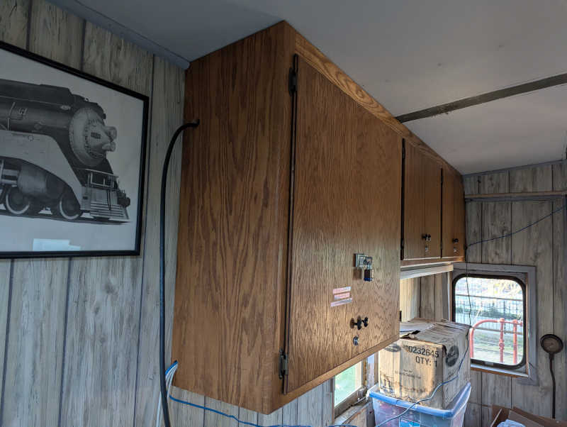 Inaccessible wiring cabinet