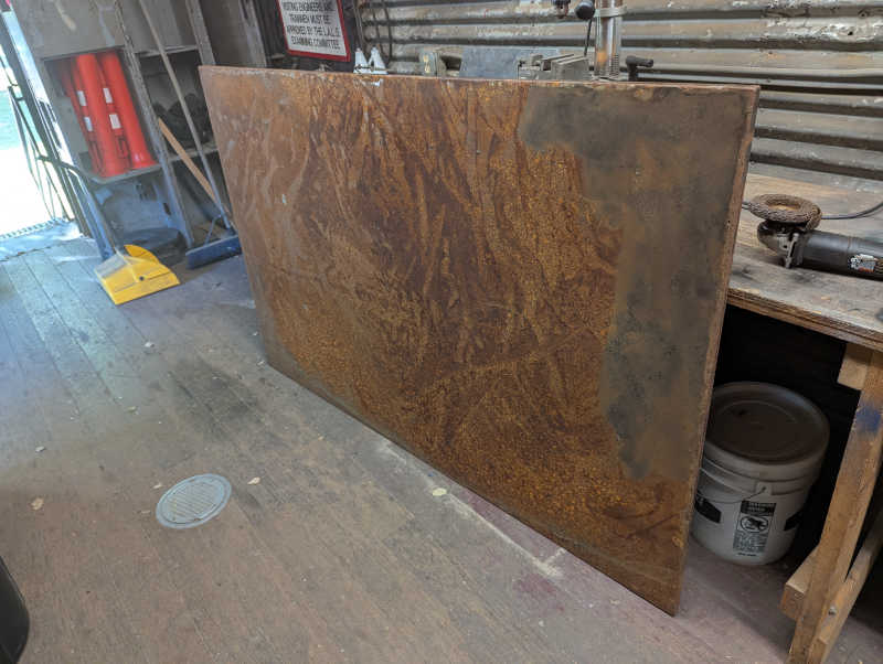 New tool car door panel before